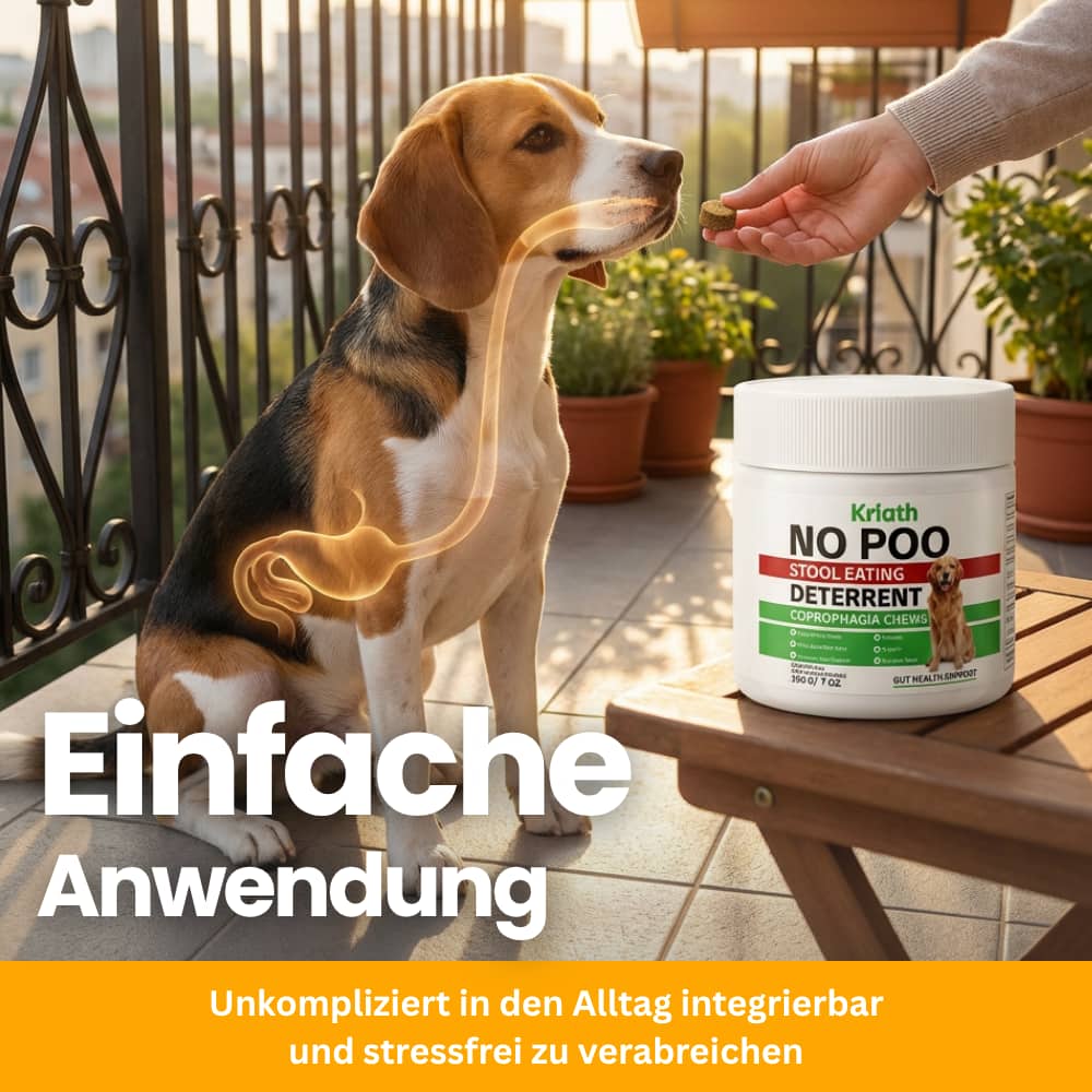 Digestive Complex for Dogs – Chewable Tablets to Stop Coprophagia