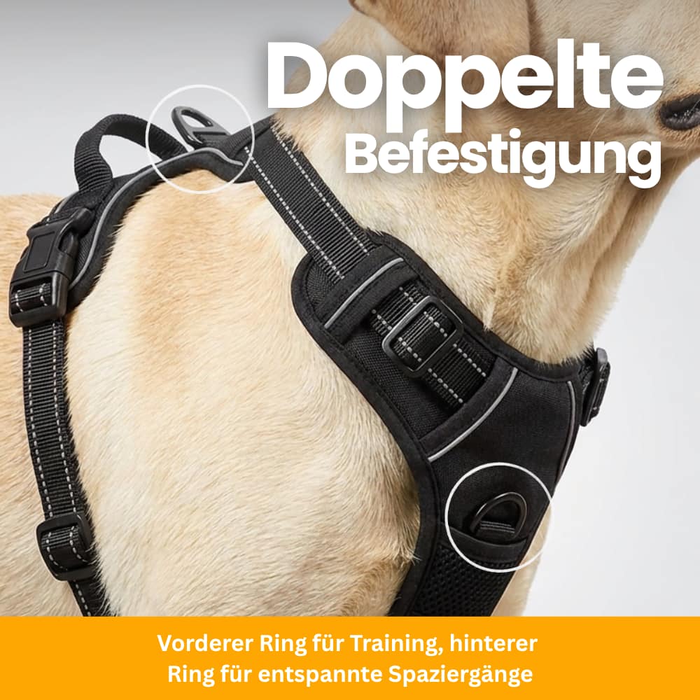 Gepolstertes Anti-Zug Hundegeschirr