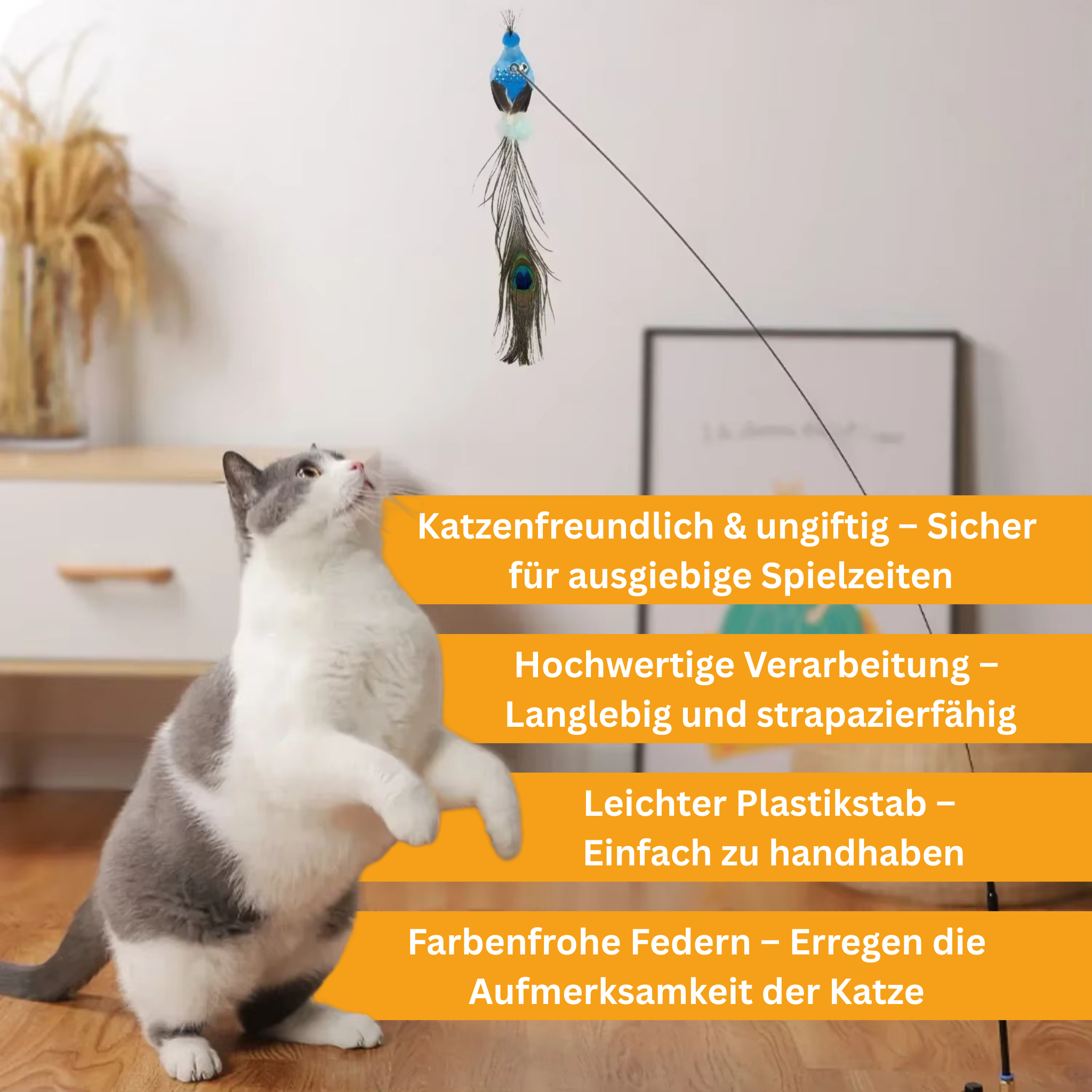 Chirping Bird Toy for Cats