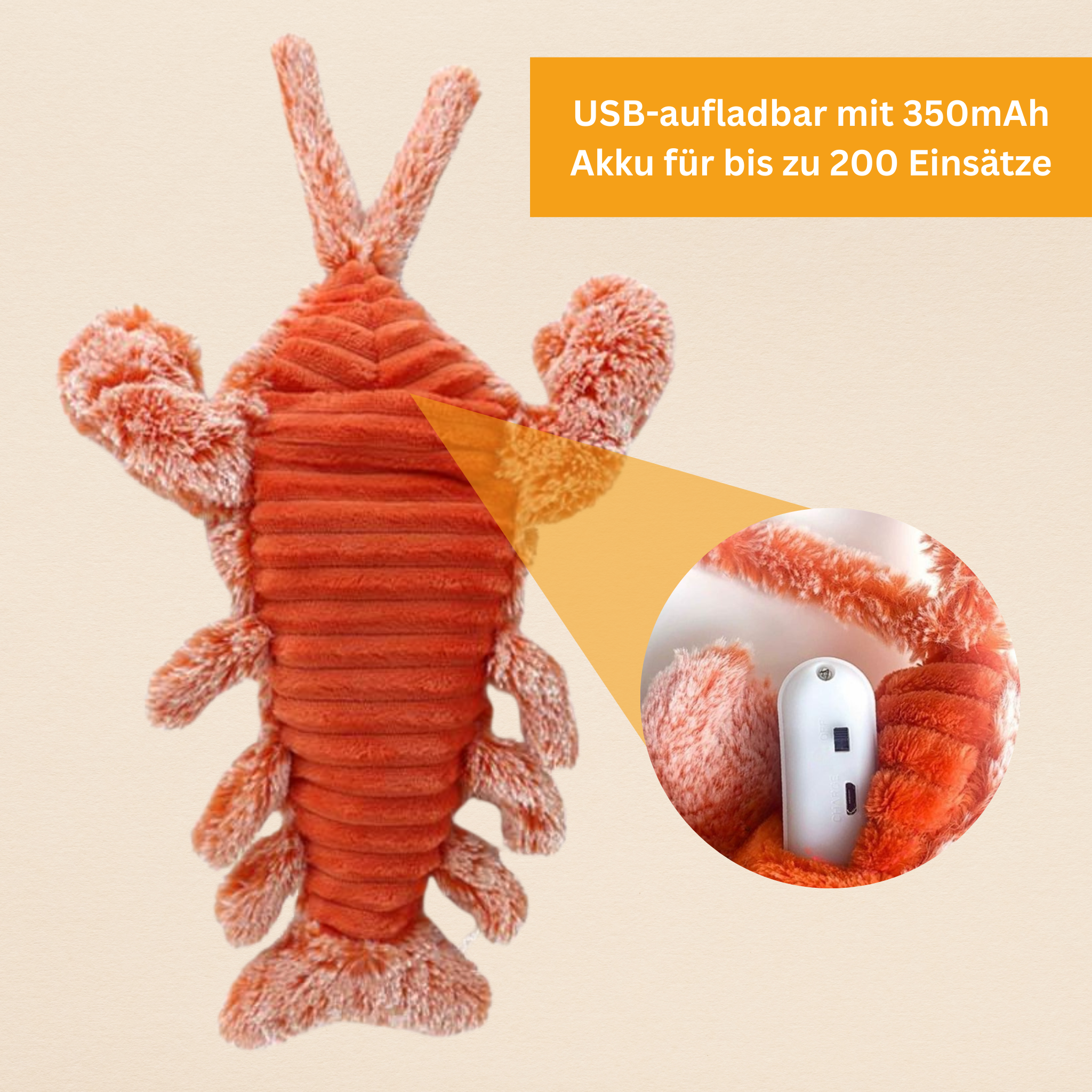 Wobbly Lobster – Interactive Dog Toy