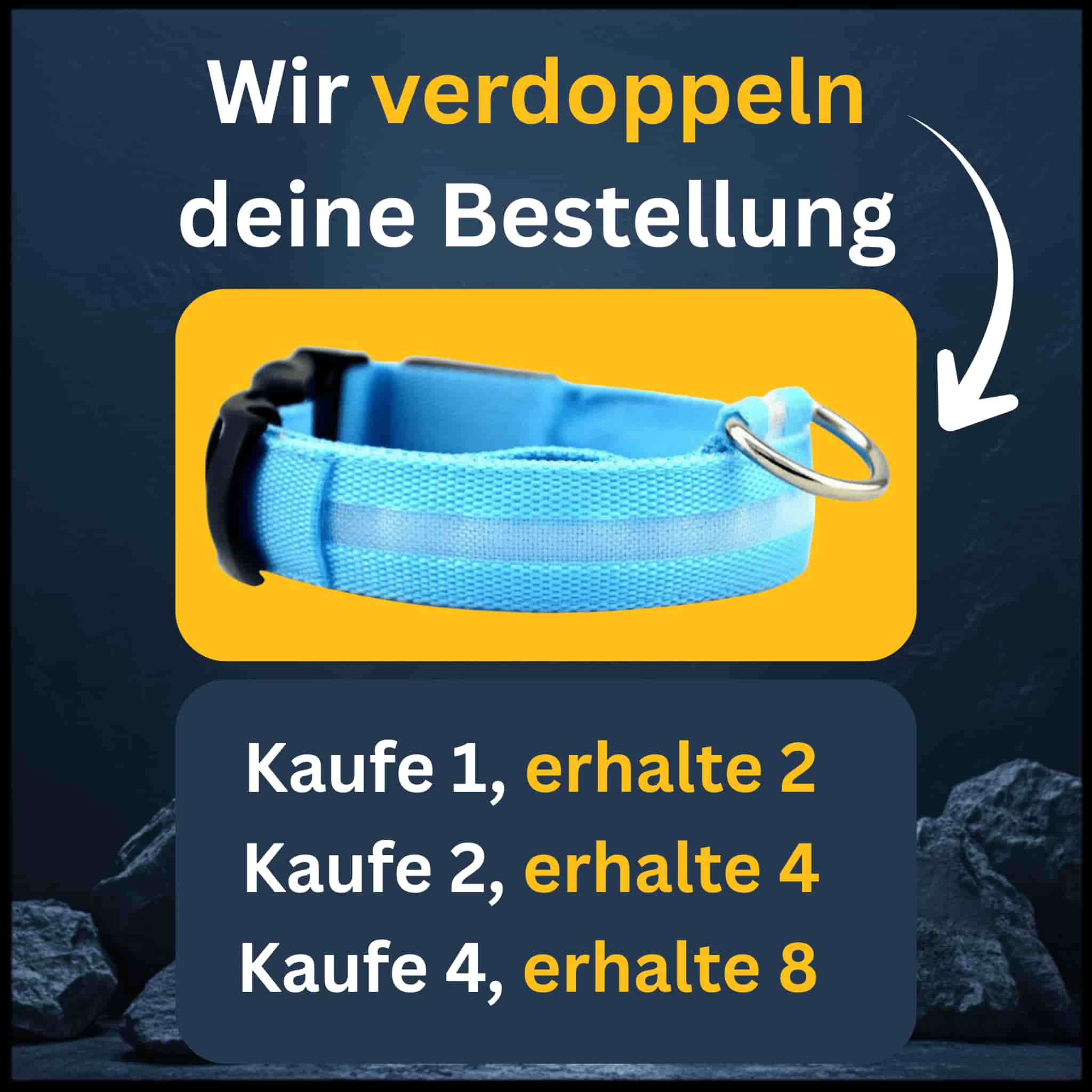 LED Light-Up Collar [Buy 1 Get 1 Free]